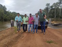 Estradas vicinais do setor Serra Grande registra boa trafegabilidade no período chuvoso.
