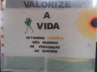 "MÊS DE SETEMBRO AMARELO CAMPANHA CONTRA O SUÍCIDIO"